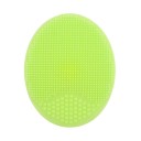 Escova de limpeza facial em silicone com cerdas suaves e saliências arredondadas Para cuidados diários da pele Dimensões 6,5 x 5 cm 4