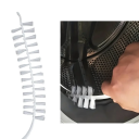 Escova de limpeza flexível 59 cm Removedor de bolinhas Pincel para máquina de lavar e secar Limpeza de aberturas de ventilação Escova para radiadores 5