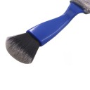 Escova de limpeza para guitarra com cabeça dupla Escova suave para poeira para o braço e corpo do instrumento Cuidados com a guitarra Acústica 4