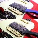 Escova de limpeza para guitarra com cabeça dupla Escova suave para poeira para o braço e corpo do instrumento Cuidados com a guitarra Acústica 8