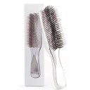 Escova de massagem japonesa para cabelo 19 x 4 x 3,7 cm Escova para lavagem da cabeça Desembaraço de cabelo molhado Massagem do couro 2