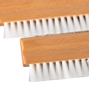 Escova de pó 11,5x5 cm Cabo de madeira de faia natural Cerdas macias de nylon 2 cm Limpa-fendas e superfícies Acessório para limpeza doméstica 3