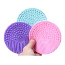 Escova de silicone para limpeza de pincéis 1