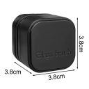 Escova magnética para aquário 3,8 x 3,8 x 3,8 cm Mini limpador de vidro Espátula de plástico para algas para aquários até 60 cm Espessura do vidro 2–10 mm 6