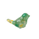 Escultura de cristal figura decorativa de pájaro 2x3 cm cristal natural decoración de interiores pequeña adorno de mesa 2