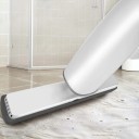 Esfregão auto-espremer para pisos com esponja PVA Absorção de água diretamente no cabo Cabeça plana para limpeza debaixo de móveis Aço inoxidável 1