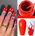 Esmalte de gel para decoración de uñas Esmalte de gel delineador de larga duración Esmalte de uñas para crear líneas finas Esmalte 11