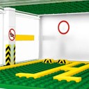 Espace de rangement pour véhicules de construction 130 pièces Boîte transparente pour le stockage de 12 voitures de course Garage Parking Organisateur 22,6 x 19,2 x 19,5 cm 3