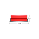 Espátula de masilla 25 x 15 cm Espátula de plástico y acero inoxidable para yeso, adhesivo y enlucido Paleta profesional para trabajos de construcción y reparación 2