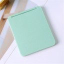 Espejo de bolsillo plegable de doble cara de 7,5 x 6 cm, espejo de maquillaje compacto, mini espejo de bolso, espejo de plástico portátil 8