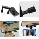 Espejo de coche para bebé 13x15 cm Monitor de bebé con clip para parabrisas giratorio 360° Espejo retrovisor de alta definición 2