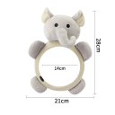 Espejo retrovisor de seguridad para niños, 28 x 21 cm, forma de elefante, irrompible, gran angular, para reposacabezas, asiento de coche. 7
