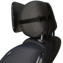Espejo retrovisor rectangular para coche de bebé, 8,5 x 24,5 cm, gran angular, correas ajustables, reposacabezas, seguridad, para bebés 8