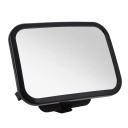 Espejo retrovisor rectangular para coche de bebé, 8,5 x 24,5 cm, gran angular, correas ajustables, reposacabezas, seguridad, para bebés 11