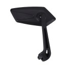 Espejos retrovisores para moto 2 uds Montaje universal 8 mm y 10 mm Cubierta ABS negra Cabezal giratorio 360° Para scooters y motos de baja cilindrada 6