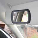 Espelho para a pala do carro 16,7 x 11 cm Espelho retrovisor interno adicional retangular com ganchos metálicos para fácil instalação 4
