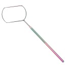 Espelho para extensão de pestanas 14,5 x 6 x 4 cm Espelho aumentador com cabo longo Ferramenta cosmética para pestanas Aplique Pestanas 6