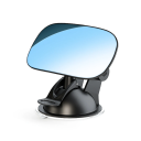 Espelho retrovisor para carro com ventosa Rotativo a 360° Ângulo amplo Reflexo claro Espelho de segurança para para-brisas Cadeirinha de criança 1