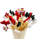 Espetinhos de Natal 100 unid 6