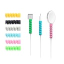 Espirales protectoras para cables de silicona suave, set de 10 unidades, protegen cargadores y auriculares 1 Espirales protectoras para cables de silicona suave, set de 10 unidades, protegen cargadores y auriculares 1