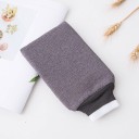 Esponja de baño en forma de guante para ducha y bañera De algodón con superficie estructurada Puño elástico Medidas 24 x 14 cm 2