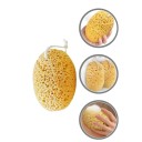 Esponja de baño para el cuerpo 10x15.5 cm esponja de baño con asa esponja ovalada para lavar el cuerpo para ducharse y cuidar la piel 1