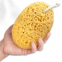 Esponja de baño para el cuerpo 10x15.5 cm esponja de baño con asa esponja ovalada para lavar el cuerpo para ducharse y cuidar la piel 2