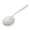 Esponja de limpieza con mango largo para platos y sartenes Limpieza de la encimera de la cocina Esponja ovalada en la cabeza plana Orificio 1