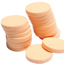 Esponja redonda para limpeza do rosto 10 pcs 2