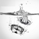 Espremedor de citrinos em aço inoxidável 4