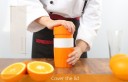 Espremedor de citrinos manual - Laranja 8