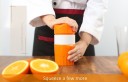 Espremedor de citrinos manual - Laranja 11