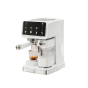 Espresso kávovar automatický S napěňováním mléka a tlakem 20 barů Dotyková obrazovka a 6 režimů Bílá barva Na latte cappuccino i cold brew 3