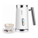 Espumador automático de leite DEVISIB 3 em 1 Recipiente 300 ml Potência 500 W Espuma quente e fria Aquecimento de leite Jarro em aço inoxidável Branco 4