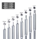 Estação de ar quente de precisão 22,2 x 12 x 15,2 cm 170 W com bicos de 0,5 mm e temperatura de 100–480 °C na cor turquesa para reparações BGA 3