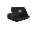 Estação de carregamento sem fios combinada de 6 portas 1