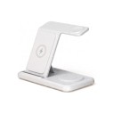 Estação de carregamento sem fios dobrável 3 em 1 15 W para telefone Samsung Galaxy, Watch e Buds USB-C, suporte de mesa de cabeceira 2