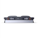 Estación de acoplamiento para Tesla Model 3 Y y YL Cables retráctiles 65 W y 30 W Puertos USB y USB-C Carga rápida GaN Para la consola central 5