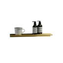 Estante de pared para baño moderno de 40 x 12 cm, de metal, con tornillos, para cosméticos, dispensadores y decoración. 3