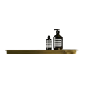 Estante de pared para baño moderno de 50 x 12 cm, de metal, para almacenamiento de cosméticos y accesorios, con montaje con tornillos. 3