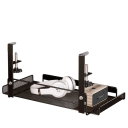 Estante metálico suspendido con soporte atornillable 27.5x16x17.5 cm negro/blanco estante de malla para pared o mesa práctico 1