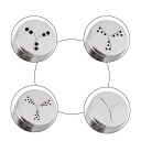 Estante para especias de acero inoxidable, 3 piezas 4