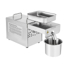 Estattore di olio elettrico 460 W 220 V Pressa automatica per olio Espulsore di olio in acciaio inossidabile Pressa multifunzionale per olio con facile controllo 46 x 24 x 19 cm 2