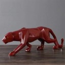Estatua decorativa de leopardo 5