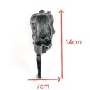 Estátua tridimensional em resina 14 x 7 cm Atleta em movimento Estátua decorativa para interiores ou figura de coleção 2