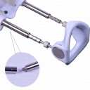 Estensore penieno con barre metalliche, fissaggio in silicone e lunghezza regolabile per allungare il pene, confezione discreta 6