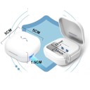 Esterilizador UV portátil para escova de dentes 5x5 cm Verde Luz UVC Carregamento USB Estojo para desinfecção 3