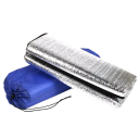 Esterilla aislante impermeable de aluminio de doble cara de 1,5 x 2 m, 2,5 mm, de PVC, para camping, tienda de campaña, picnic, playa, colchón 3
