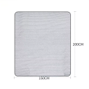 Esterilla aislante impermeable de aluminio de doble cara de 1,5 x 2 m, 2,5 mm, de PVC, para camping, tienda de campaña, picnic, playa, colchón 6