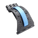 Esterilla de masaje y estiramiento de espalda. Soporte lumbar para aliviar el dolor de columna, corrección de la postura y relajación de la espalda. 1